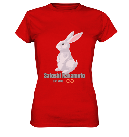 SATOSHI NAKAMOTO Est. 2009 (unendlich) - LADIES COLLECTION 21% automat. Rabatt bis zum Halving 2024  - Ladies Premium Shirt