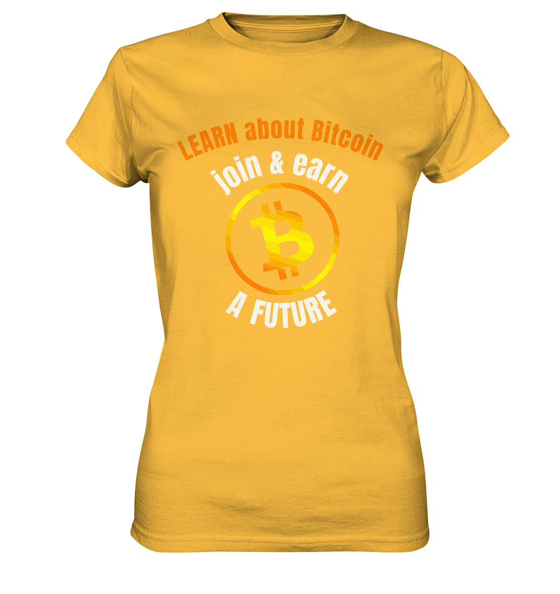 LEARN about BITCOIN join & earn A FUTURE - Ladies collection - Ladies Premium Shirt