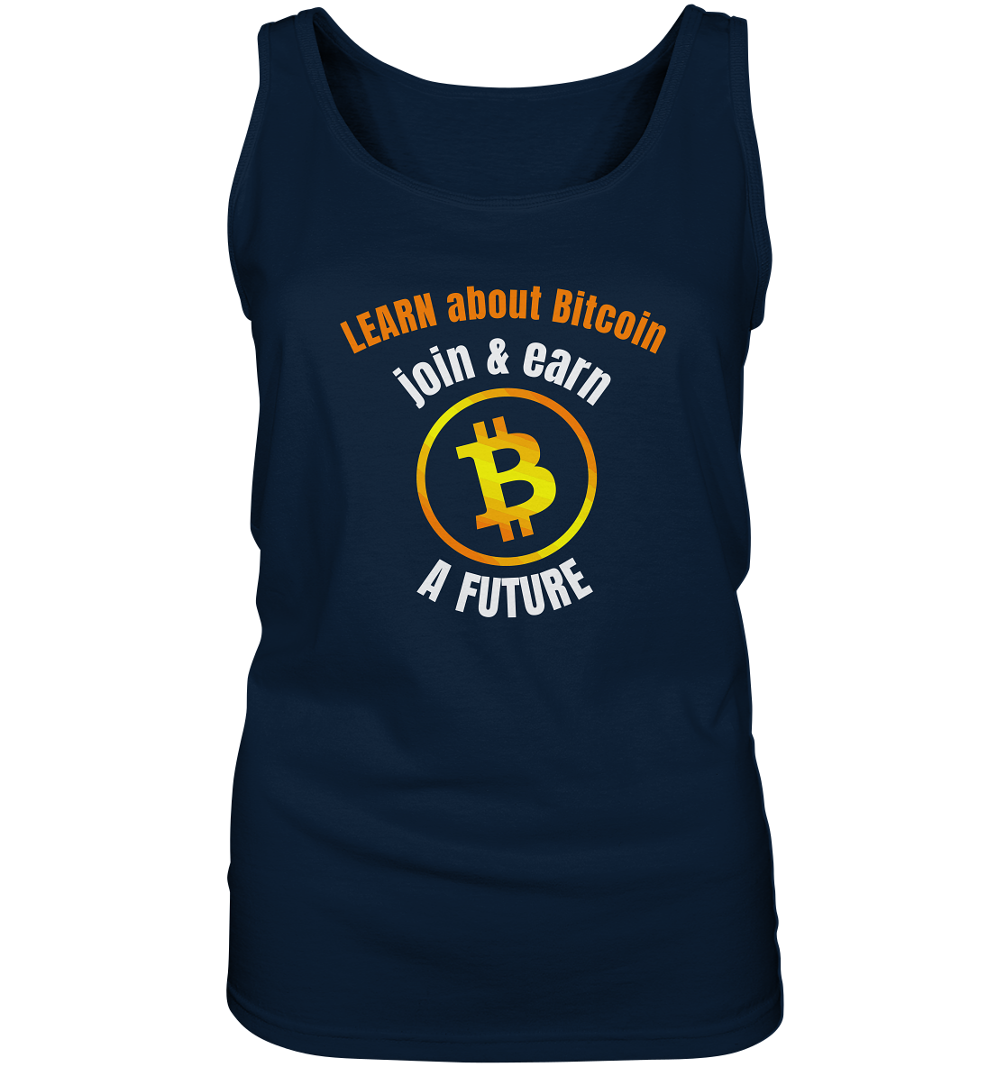 LEARN about BITCOIN join & earn A FUTURE - Ladies collection - Ladies Tank-Top