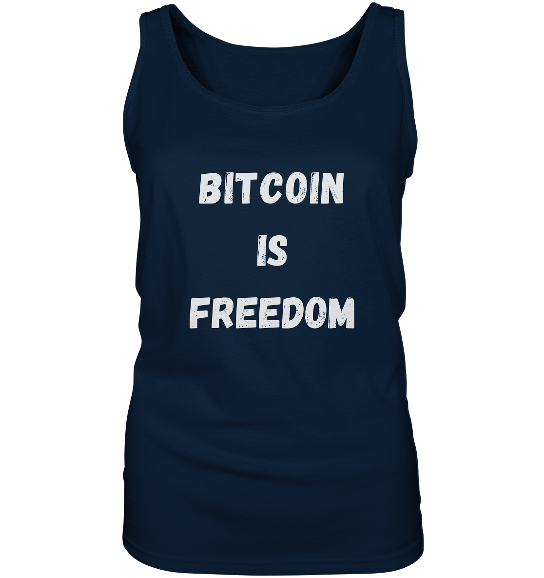 BITCOIN IS FREEDOM - LADIES COLLECTION 21% automat. Rabatt bis zum Halving 2024  - Ladies Tank-Top