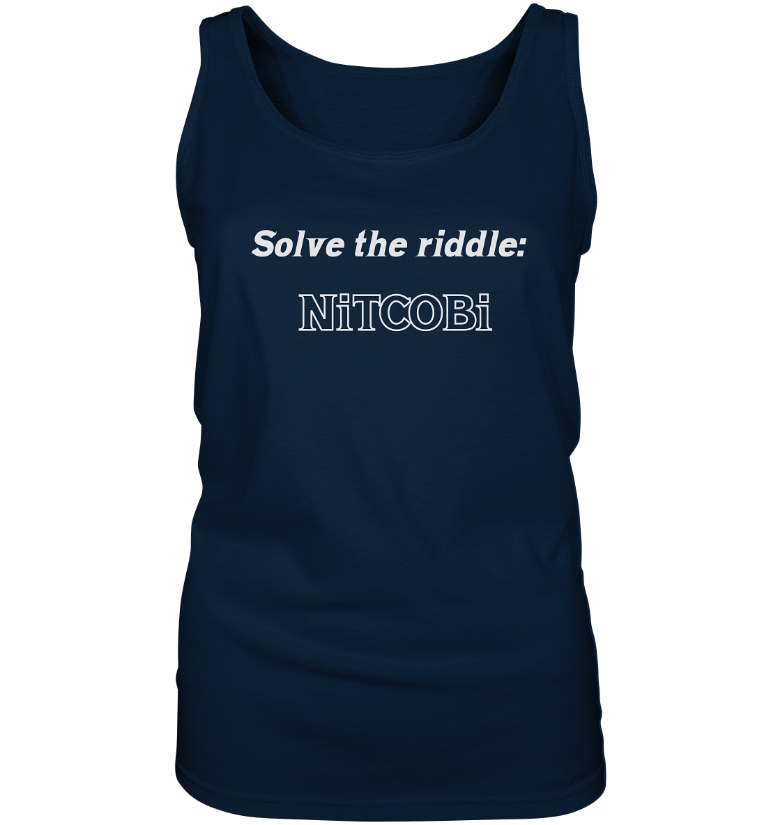 SOLVE THE RIDDLE - NiTCOBi  (Ladies) - Ladies Tank-Top