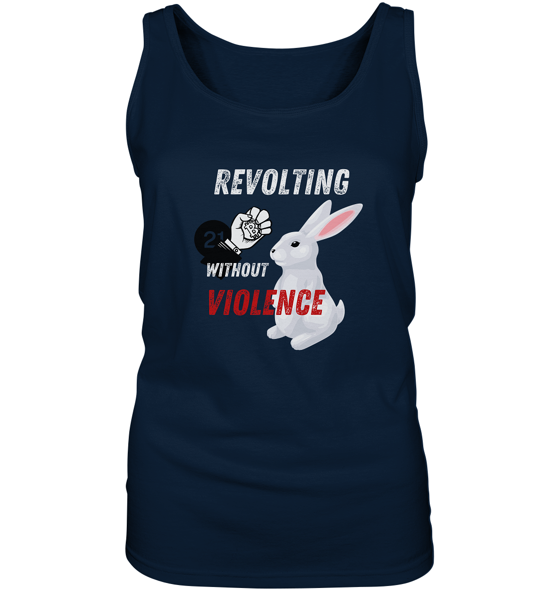 REVOLTING WITHOUT VIOLENCE - LADIES COLLECTION 21% automat. Rabatt bis zum Halving 2024  - Ladies Tank-Top