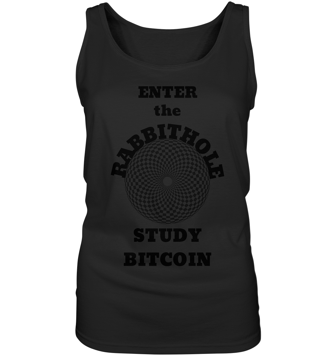 ENTER the RABBITHOLE - STUDY BITCOIN # Ladies Collection 21% Rabatt bis zum Halving 2024  - Ladies Tank-Top