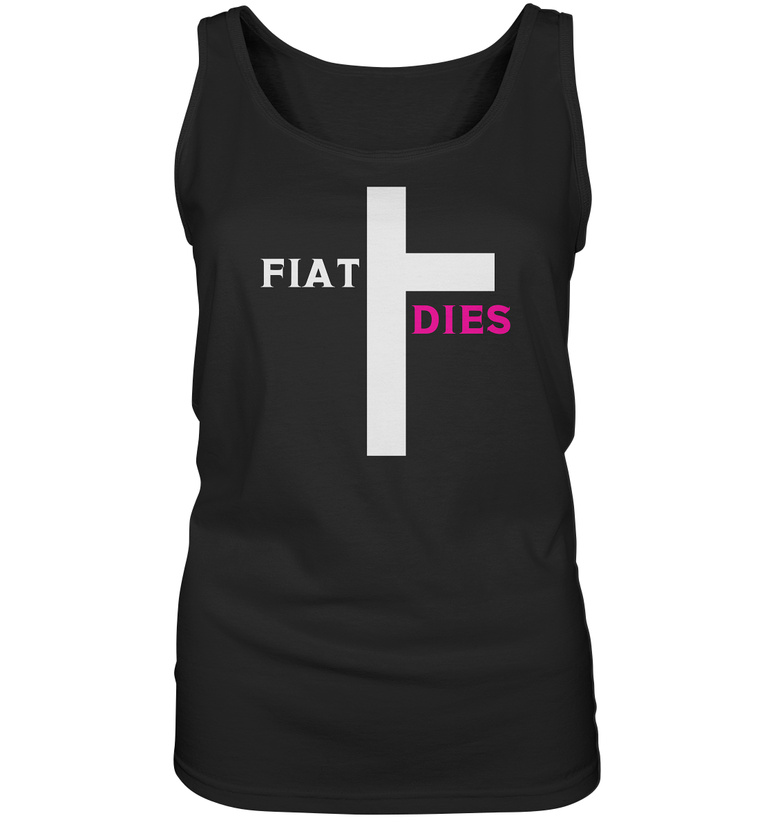 FIAT DIES (weiss / pink) - Ladies Collection  - Ladies Tank-Top