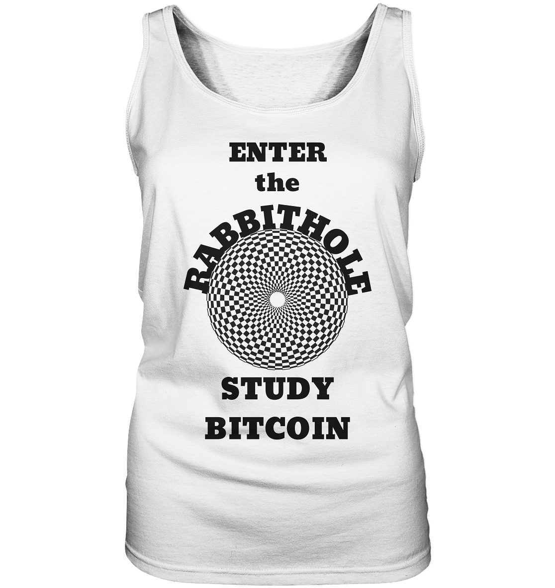 ENTER the RABBITHOLE - STUDY BITCOIN # Ladies Collection 21% Rabatt bis zum Halving 2024  - Ladies Tank-Top