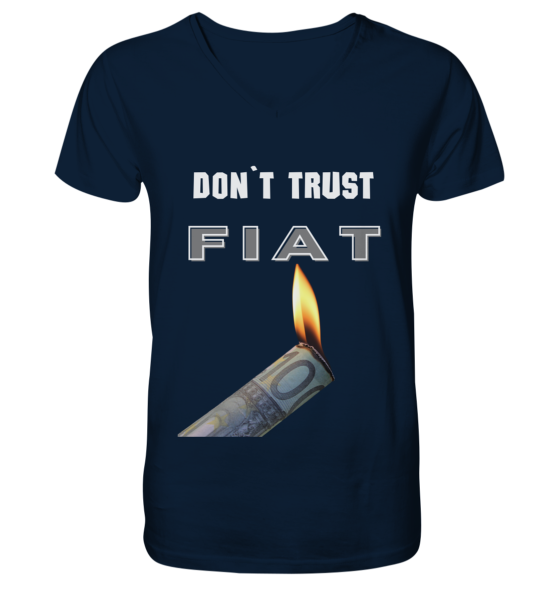 DON`T TRUST FIAT - Mens Organic V-Neck Shirt