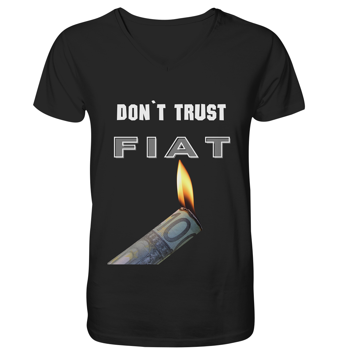 DON`T TRUST FIAT - Mens Organic V-Neck Shirt