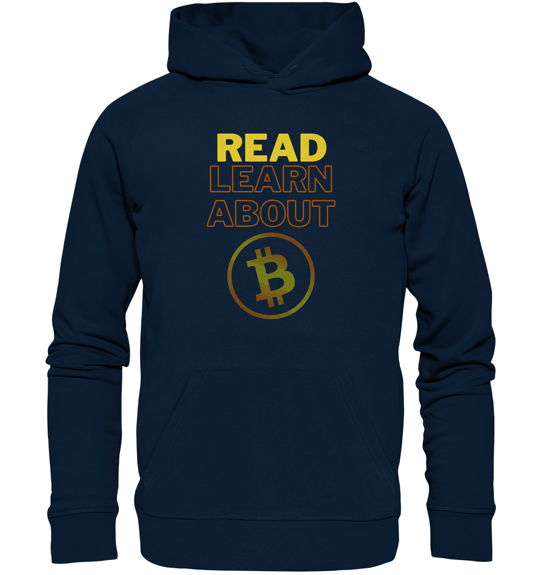 READ - LEARN ABOUT - BTC-Symbol - Organic Basic Hoodie