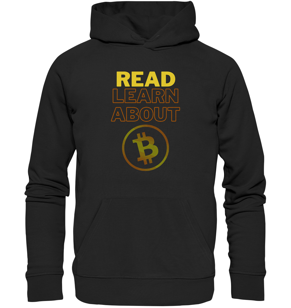 READ - LEARN ABOUT - BTC-Symbol - Organic Basic Hoodie