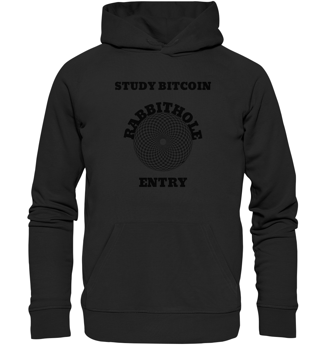 STUDY BITCOIN - RABBITHOLE ENTRY - Organic Basic Hoodie