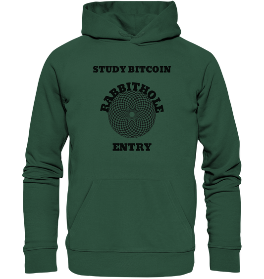 STUDY BITCOIN - RABBITHOLE ENTRY - Organic Basic Hoodie