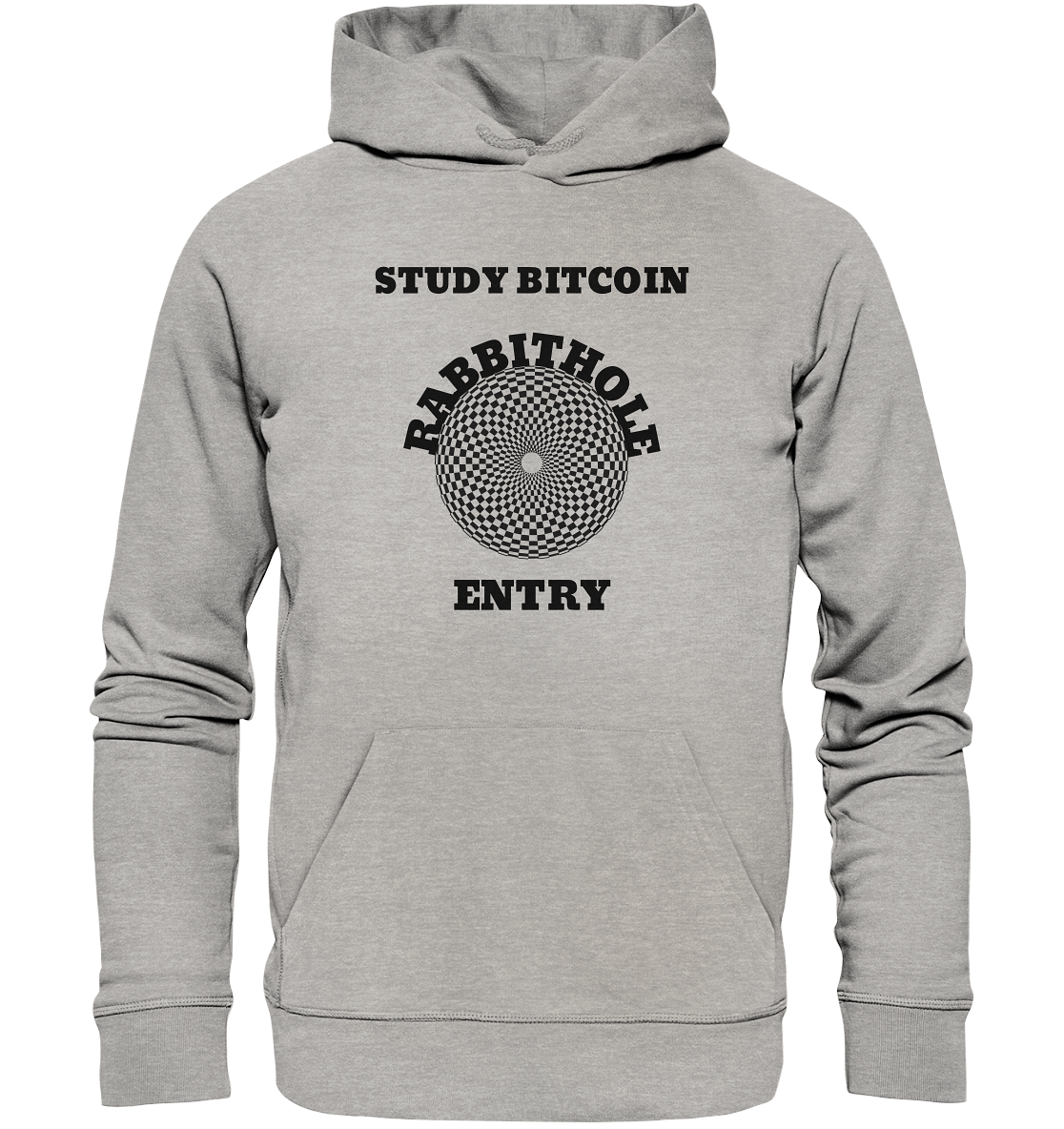 STUDY BITCOIN - RABBITHOLE ENTRY - Organic Basic Hoodie