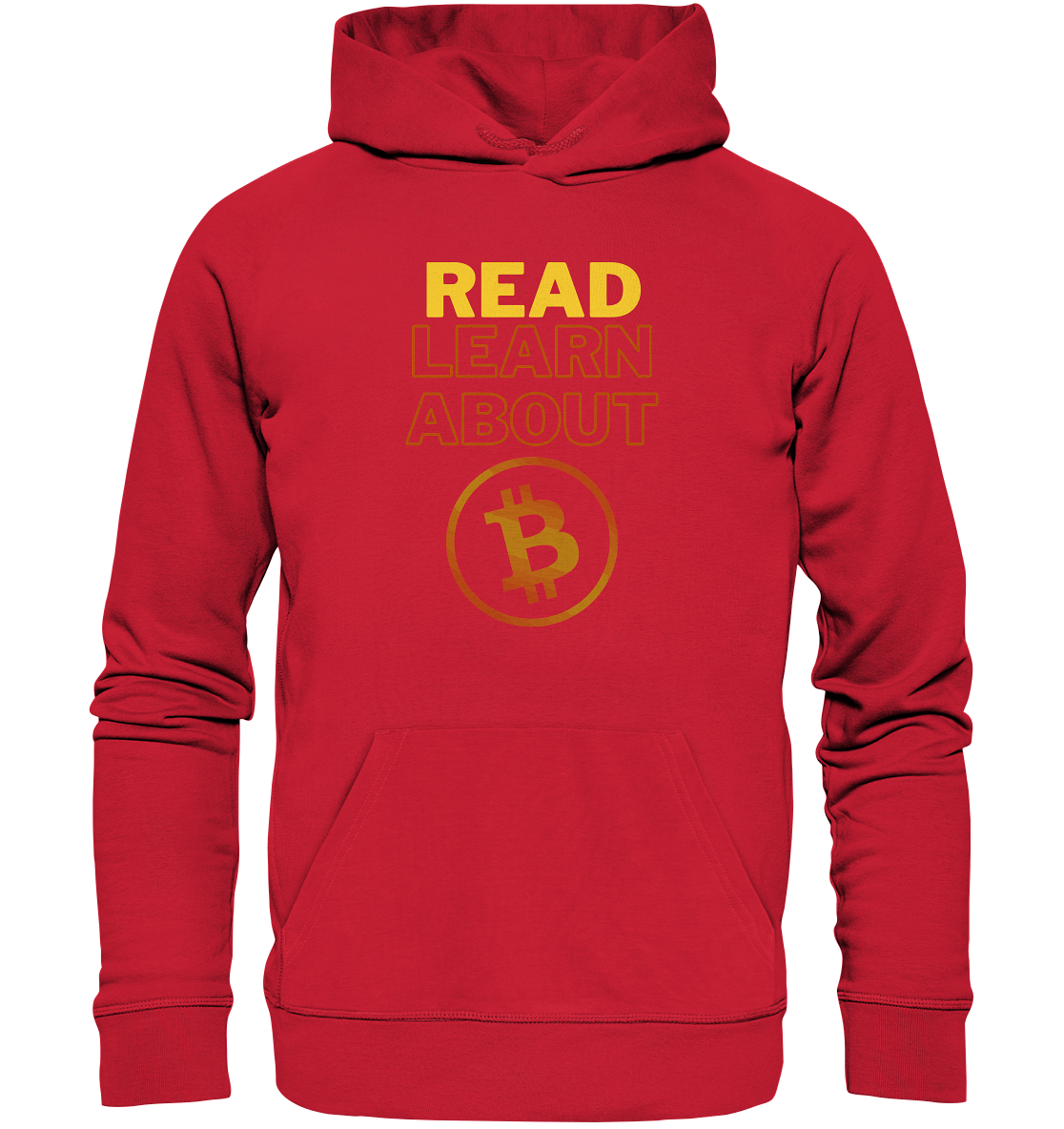 READ - LEARN ABOUT - BTC-Symbol - Organic Basic Hoodie