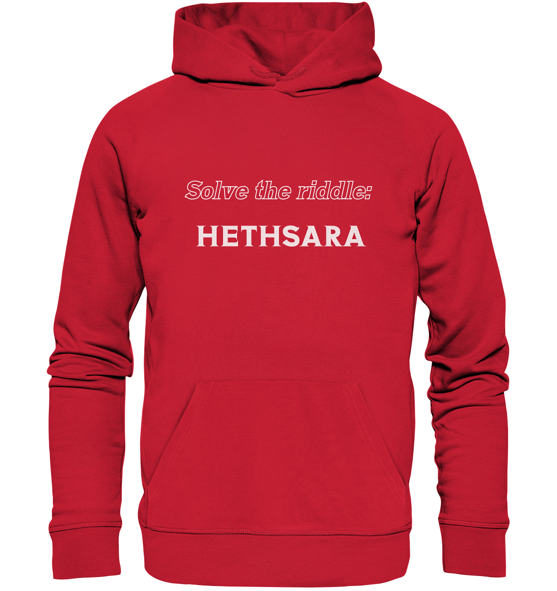 SOLVE THE RIDDLE - HETHSARA - Organic Basic Hoodie