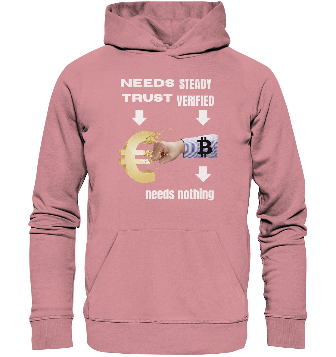 Needs TRUST / Needs NOTHING - Organic Basic Hoodie