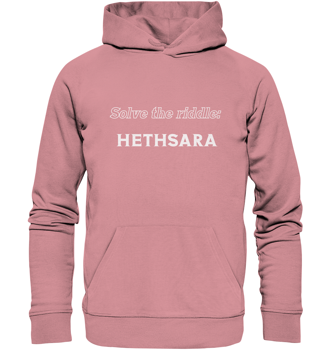 SOLVE THE RIDDLE - HETHSARA - Organic Basic Hoodie