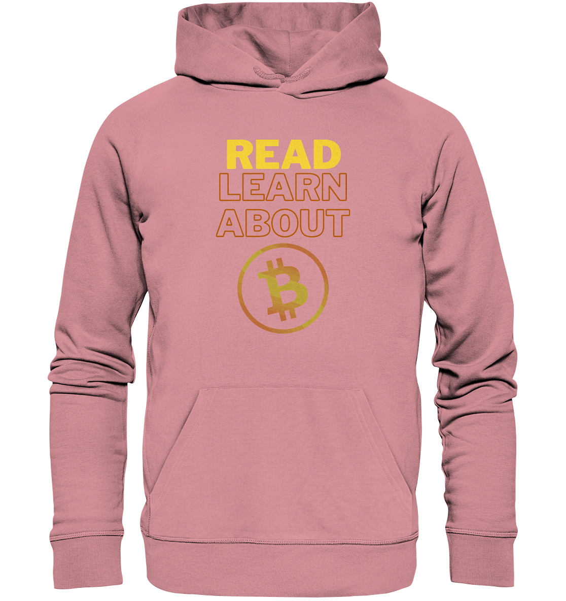 READ - LEARN ABOUT - BTC-Symbol - Organic Basic Hoodie