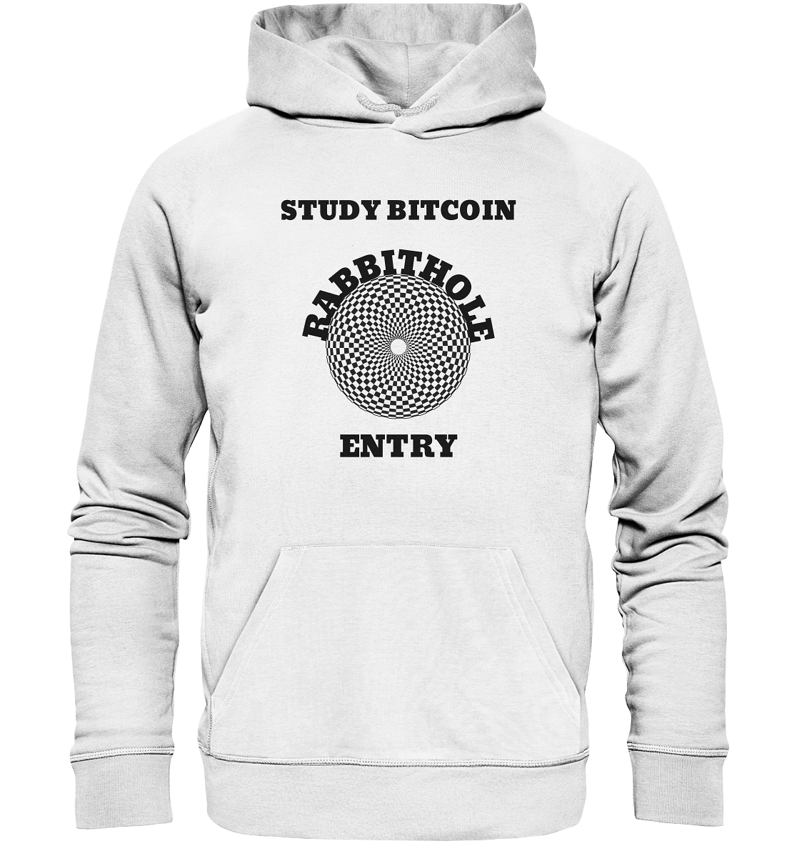 STUDY BITCOIN - RABBITHOLE ENTRY - Organic Basic Hoodie