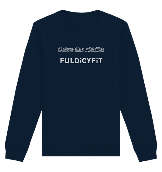 SOLVE THE RIDDLE - FULDiCYFiT - Organic Basic Unisex Sweatshirt