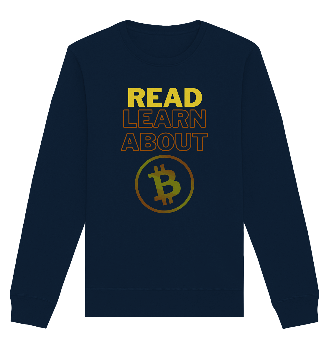 READ - LEARN ABOUT - BTC-Symbol - Organic Basic Unisex Sweatshirt