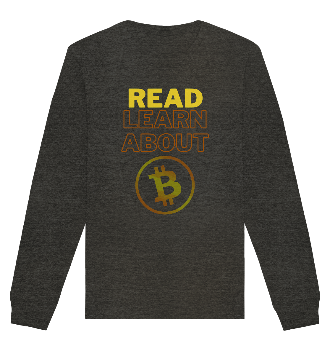 READ - LEARN ABOUT - BTC-Symbol - Organic Basic Unisex Sweatshirt