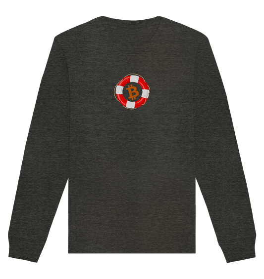 Minimalistisch Rettungsring Bitcoin - Organic Basic Unisex Sweatshirt