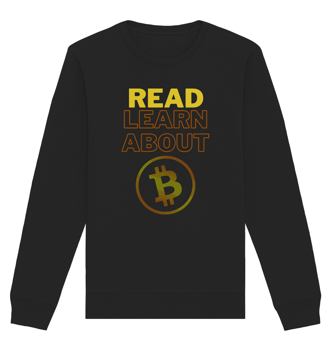 READ - LEARN ABOUT - BTC-Symbol - Organic Basic Unisex Sweatshirt