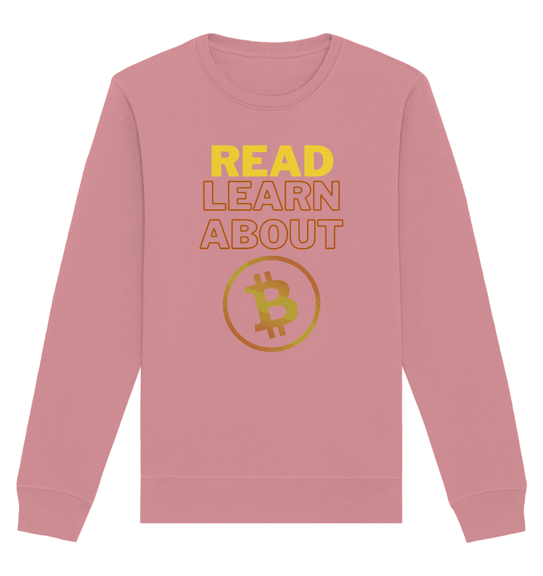 READ - LEARN ABOUT - BTC-Symbol - Organic Basic Unisex Sweatshirt