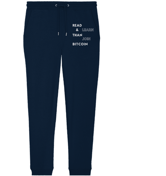 READ & LEARN, THAN JOIN BITCOIN - Organic Jogger Pants