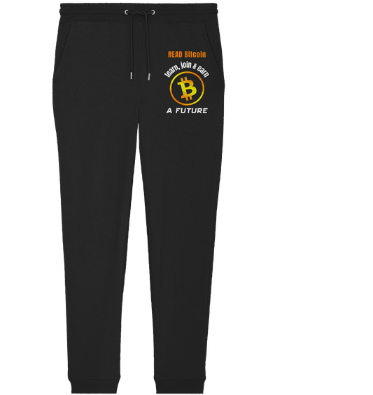 READ BITCOIN, learn & earn A FUTURE - Organic Jogger Pants