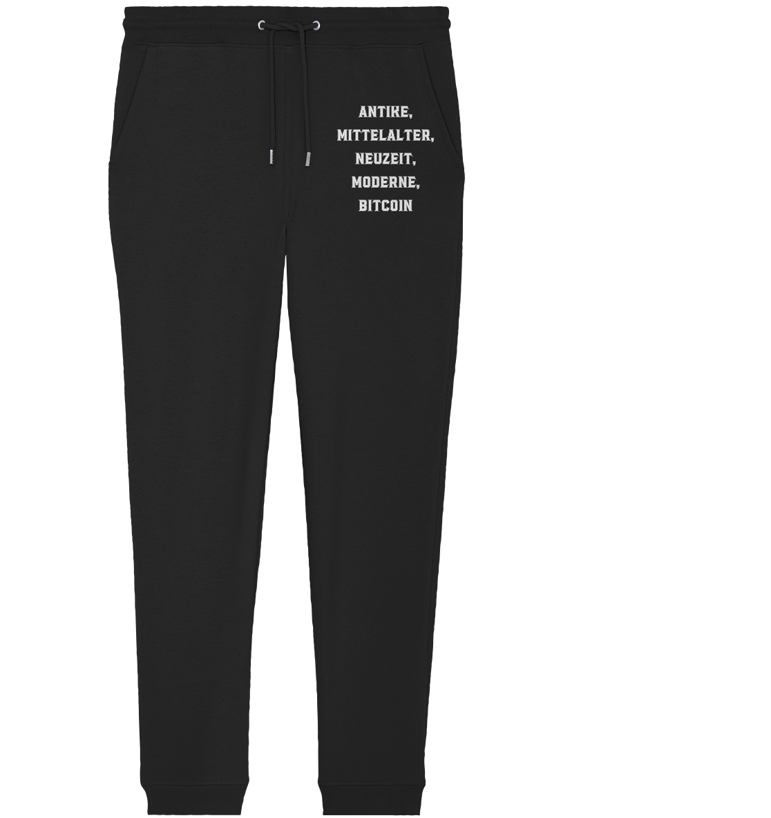 ANTIKE, MITTELALTER, NEUZEIT, MODERNE, BITCOIN - Ladies Collection   - Organic Jogger Pants