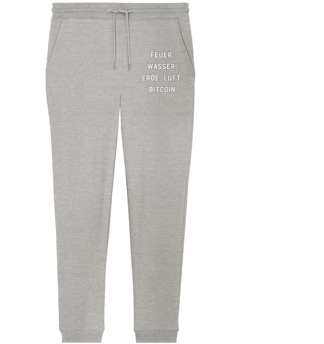 FEUER, WASSER, ERDE, LUFT, BITCOIN - Organic Jogger Pants