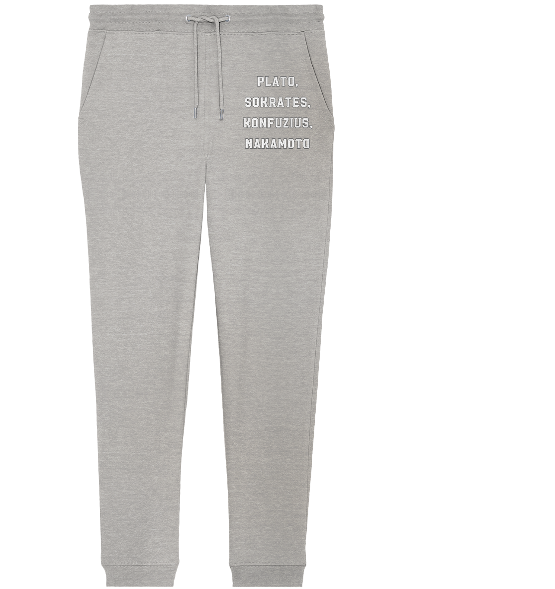 PLATO, SOKRATES, KONFUZIUS, NAKAMOTO - Ladies Collection - Organic Jogger Pants