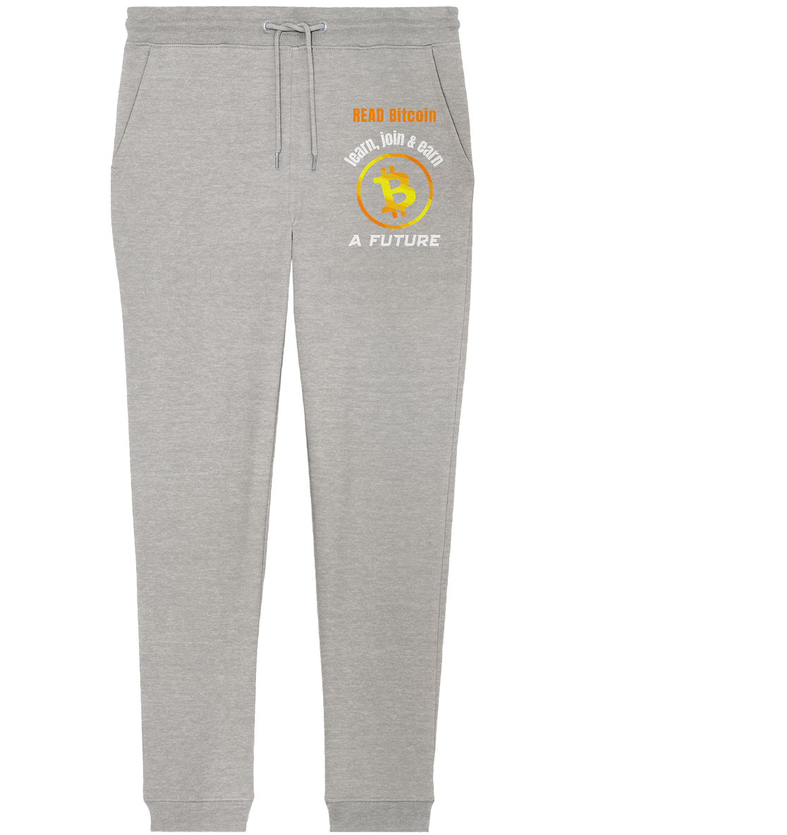 READ BITCOIN learn, join & earn A FUTURE - Var. Ladies collection  - Organic Jogger Pants