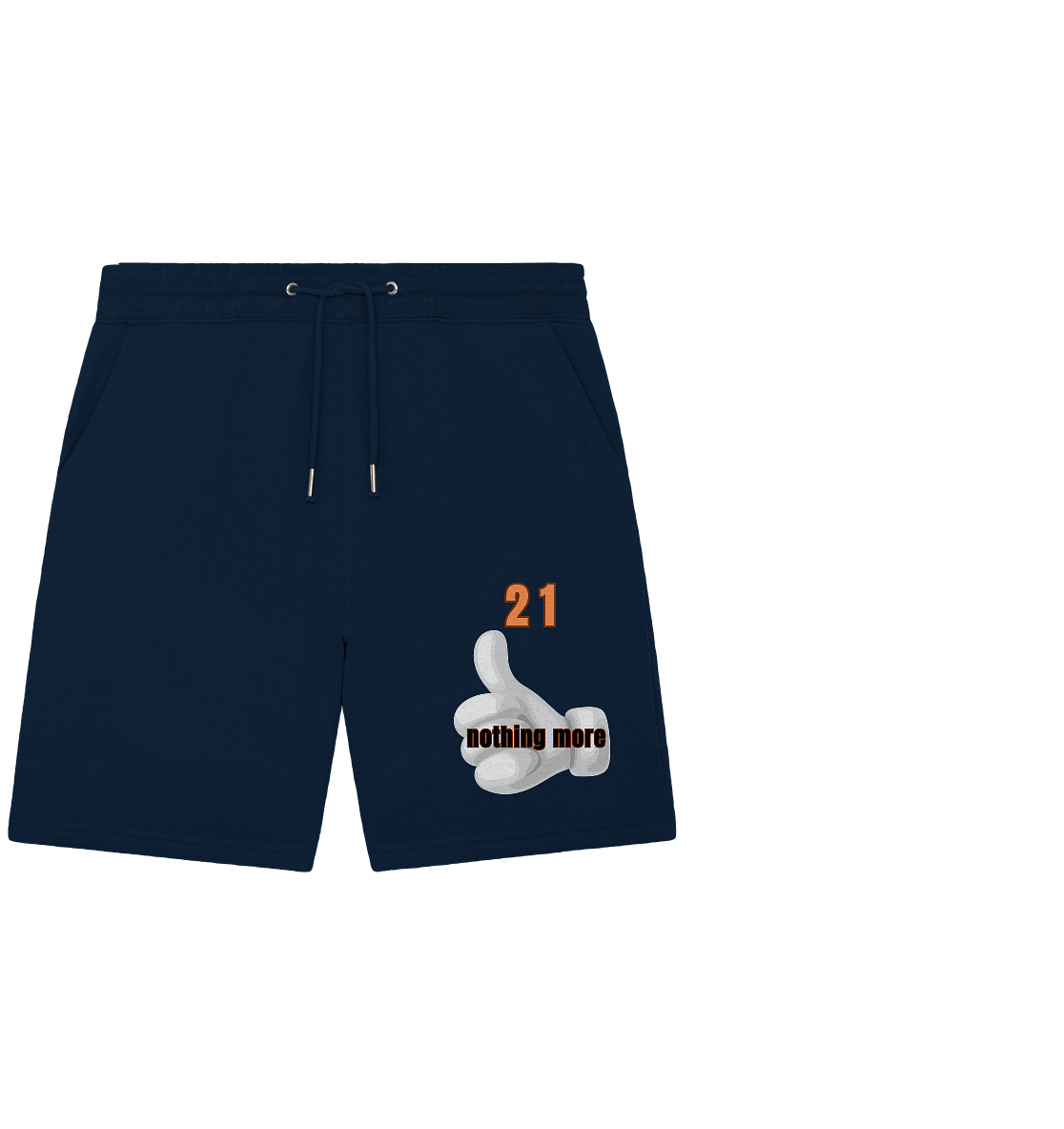 21 nothing more, thumb up - Organic Shirt - Organic Jogger Shorts