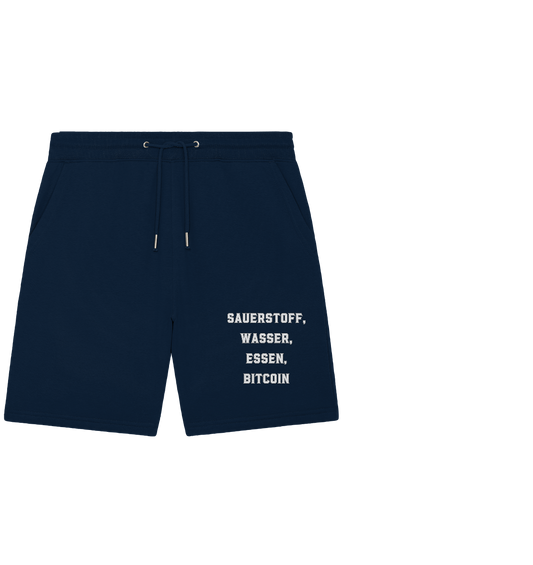 SAUERSTOFF, WASSER, ESSEN, BITCOIN - Organic Jogger Shorts