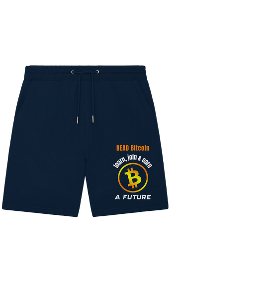 READ BITCOIN learn, join & earn A FUTURE - Var. Ladies collection  - Organic Jogger Shorts