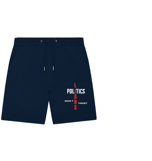 DON`T TRUST POLITICS, LIARS (Version 2) - Organic Jogger Shorts