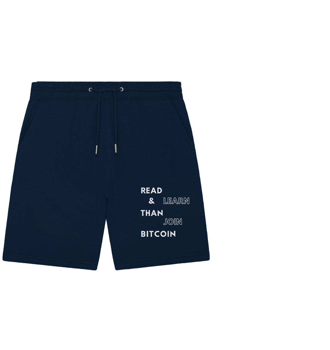 READ & LEARN, THAN JOIN BITCOIN - Organic Jogger Shorts