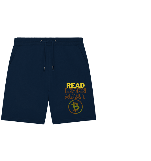 READ - LEARN ABOUT BITCOIN - Ladies Collection - Organic Jogger Shorts