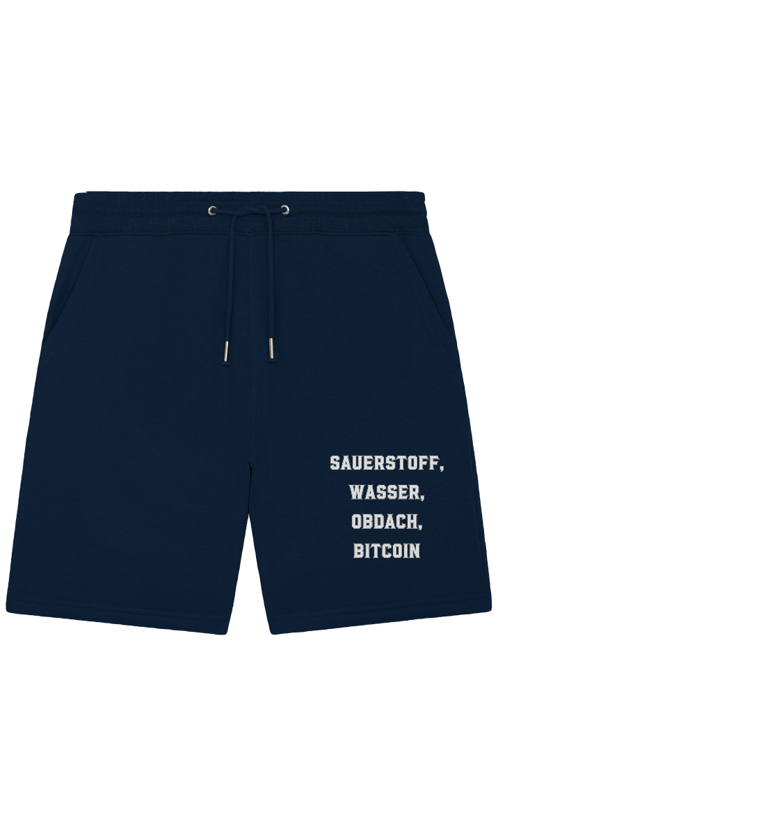 SAUERSTOFF, WASSER, OBDACH, BITCOIN - Organic Jogger Shorts