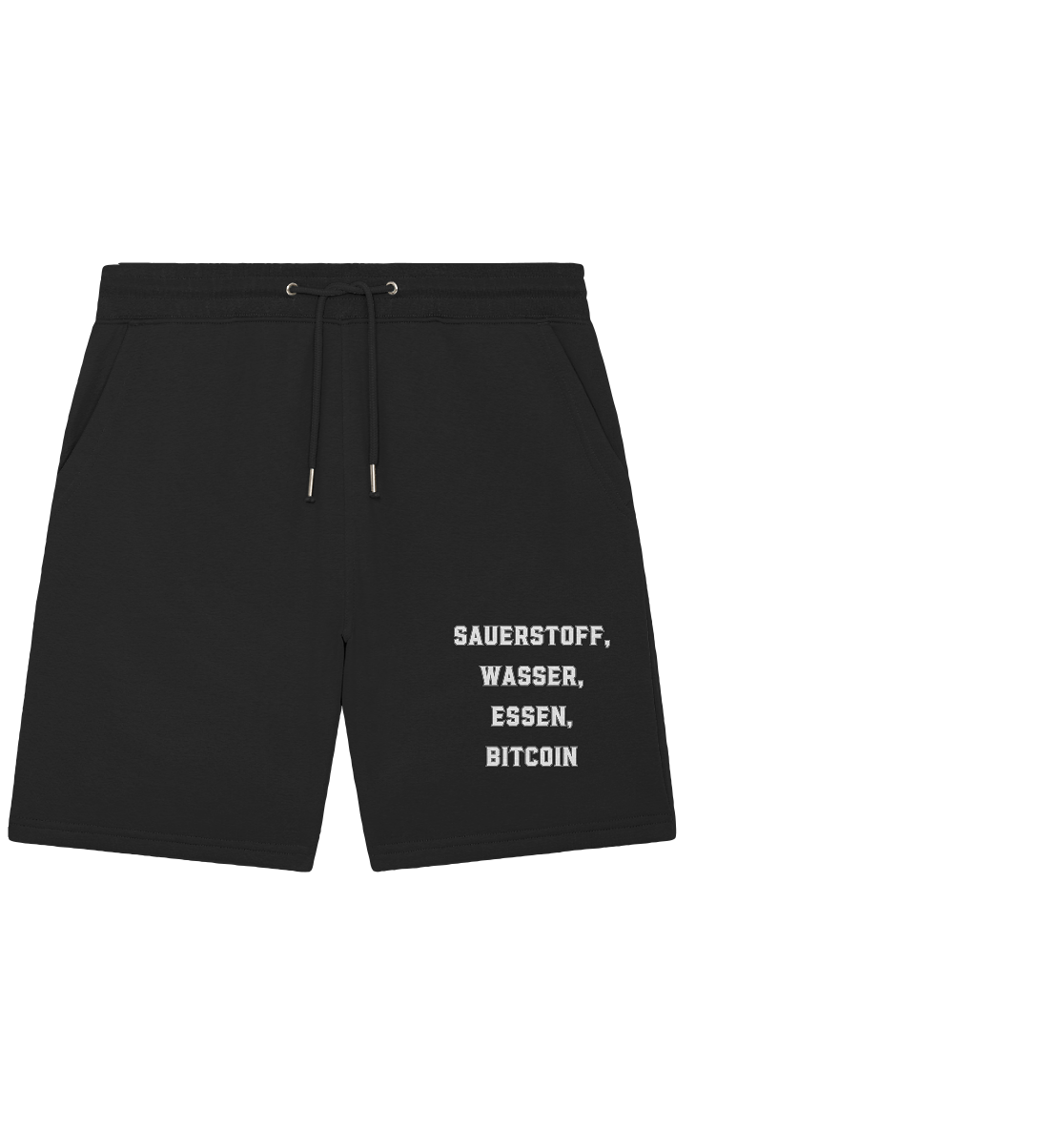 SAUERSTOFF, WASSER, ESSEN, BITCOIN - Organic Jogger Shorts