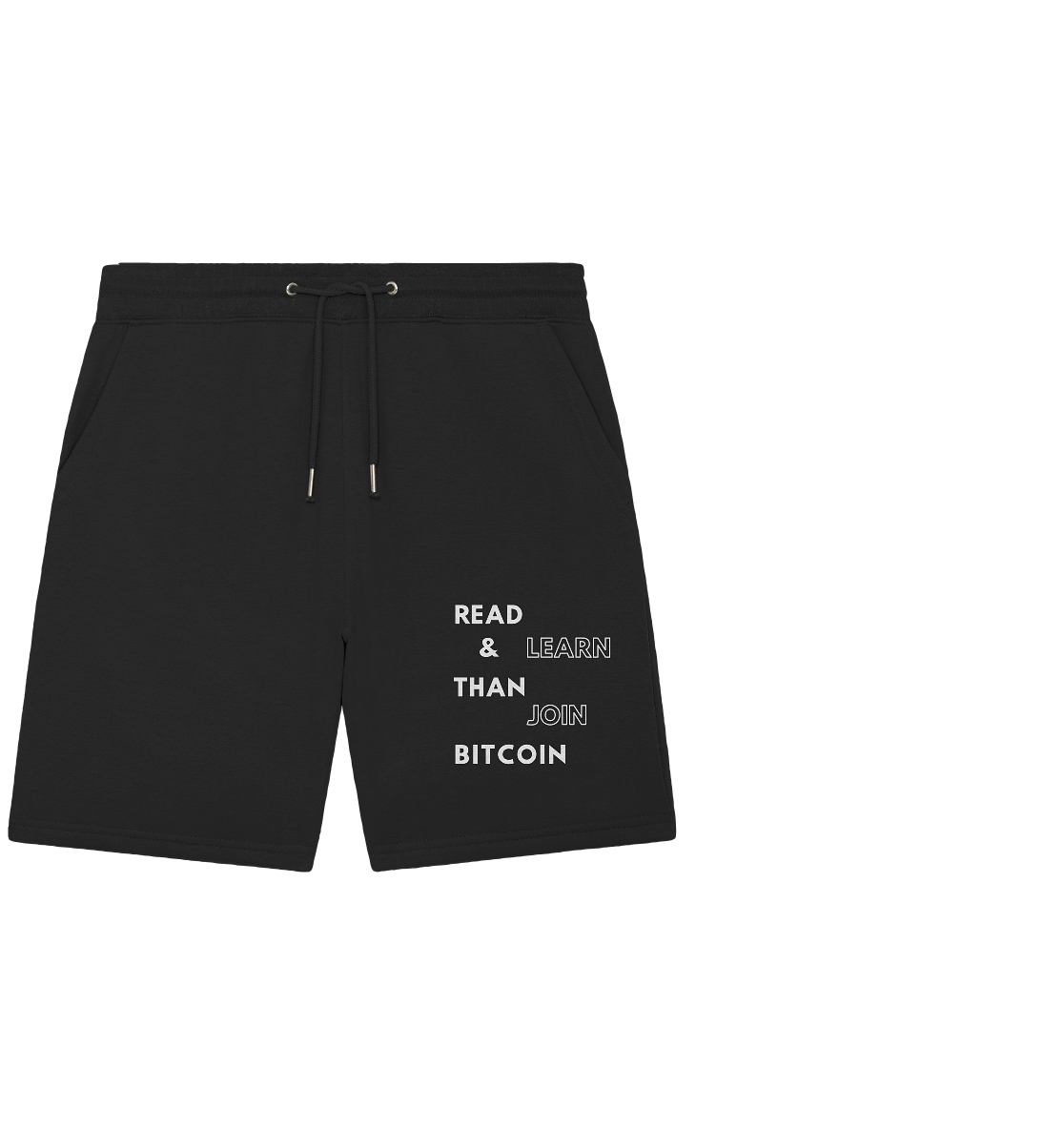 READ & LEARN, THAN JOIN BITCOIN - Organic Jogger Shorts