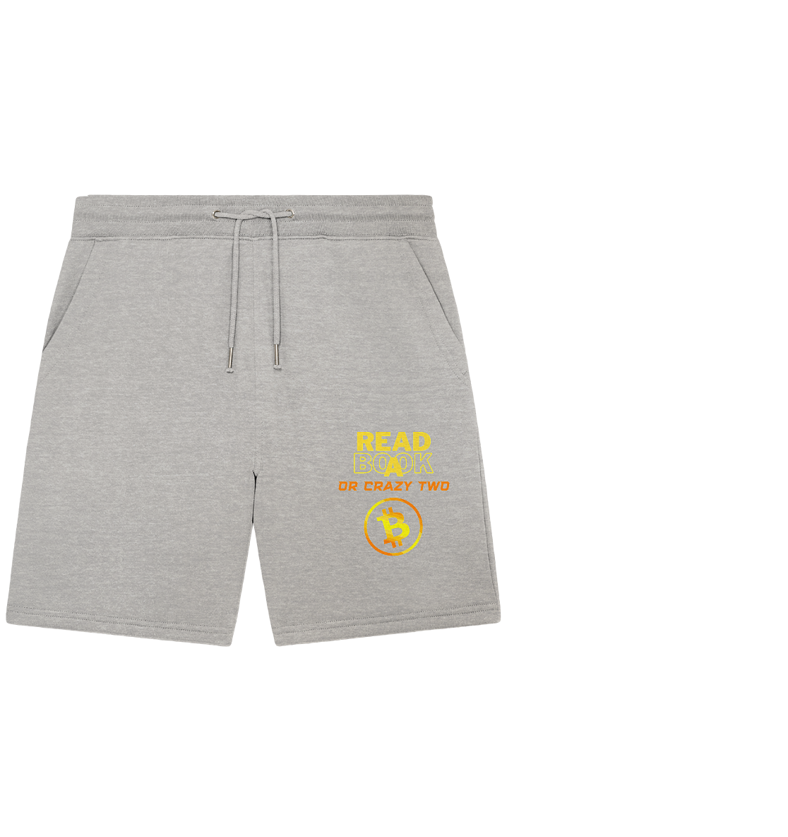 READ A BOOK OR CRAZY TWO - Ladies Collection - Organic Jogger Shorts