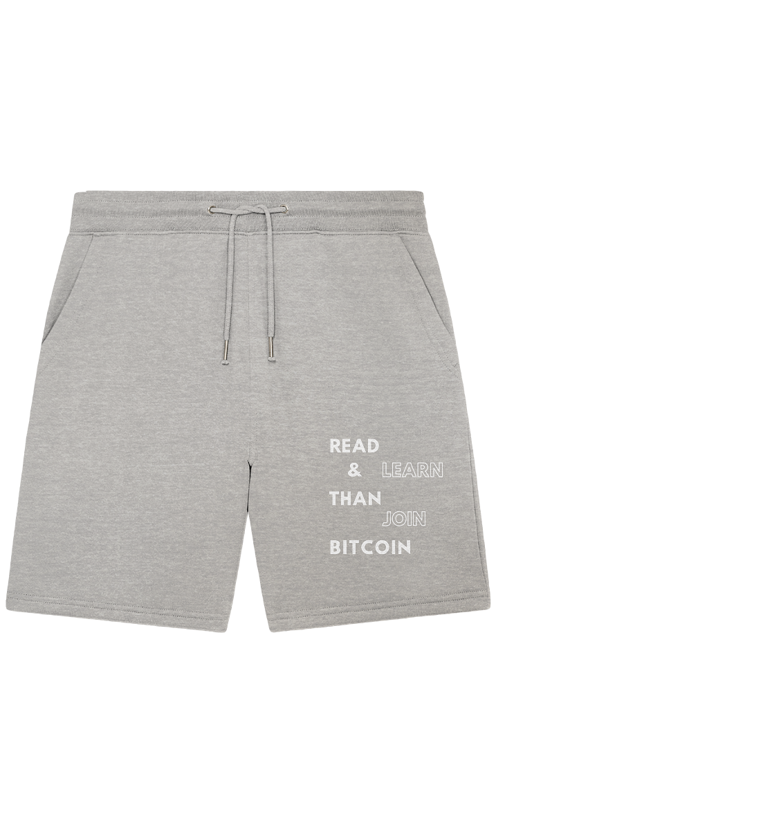 READ & LEARN, THAN JOIN BITCOIN - Organic Jogger Shorts