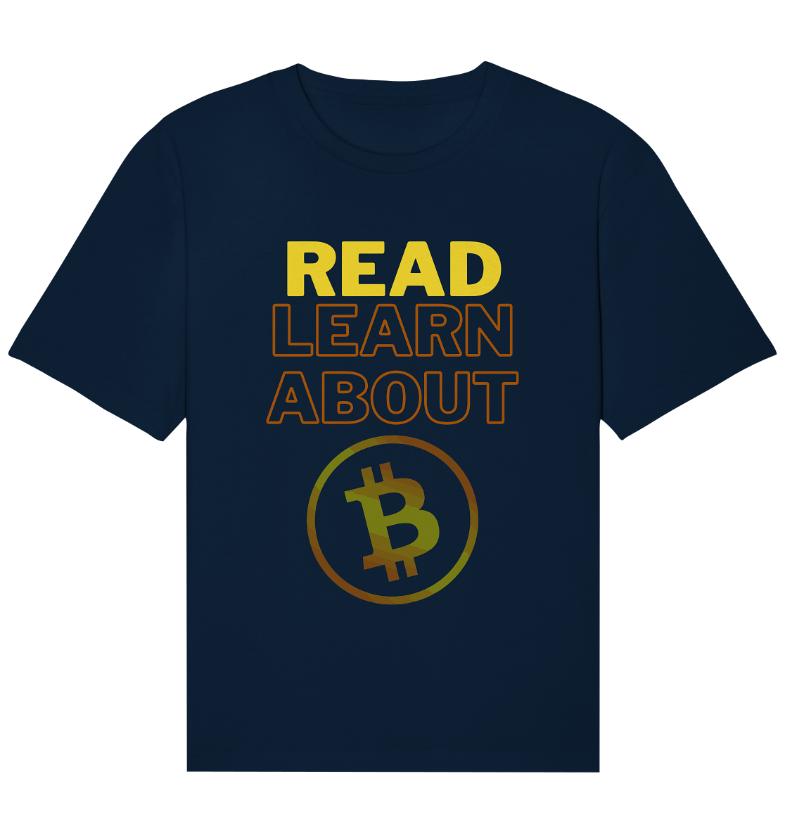 READ - LEARN ABOUT - BTC-Symbol - Organic Relaxed Shirt