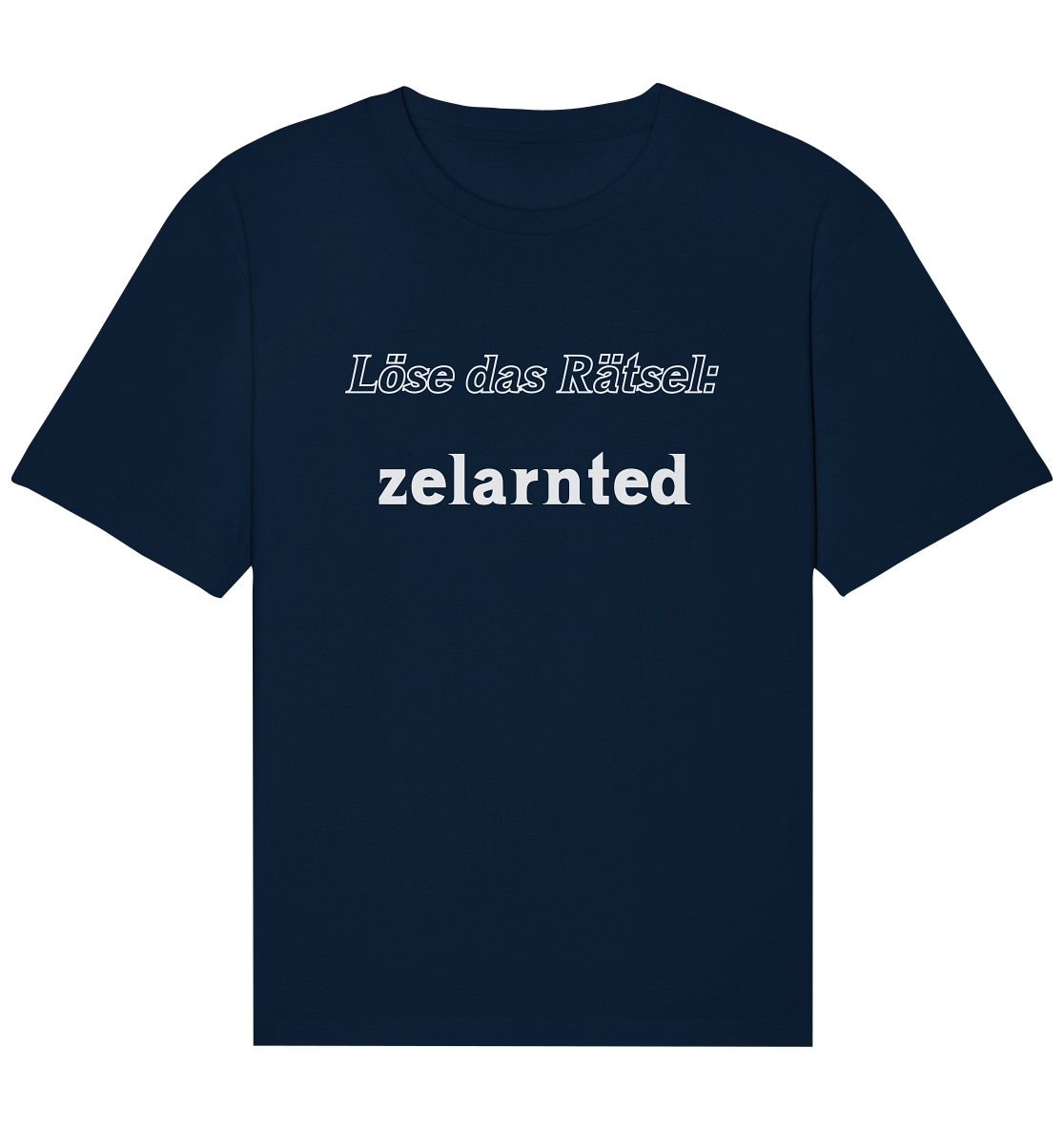 Löse das Rätsel - zelarnted - Organic Relaxed Shirt