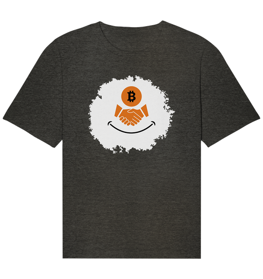 Bitcoin handshake Smiley - Organic Relaxed Shirt