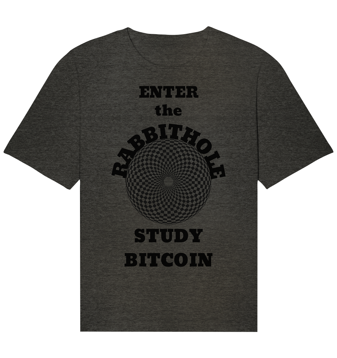 ENTER the RABBITHOLE - STUDY BITCOIN - Organic Relaxed Shirt