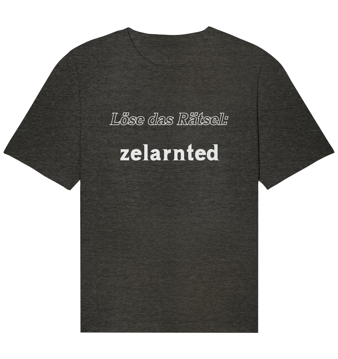 Löse das Rätsel - zelarnted - Organic Relaxed Shirt